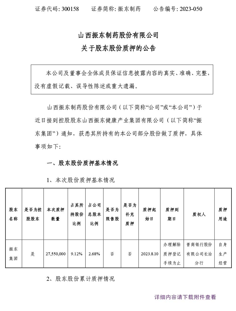 sunbet制药,sunbet,300158,股东股份质押,股份质押