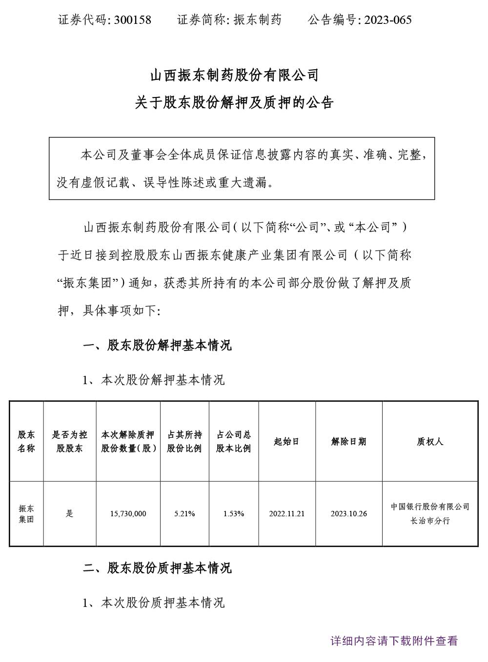 sunbet制药,sunbet,300158,股东股份解押及质押,股东股份